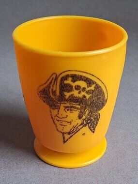 VINTAGE Pittsburgh Pirates USED Plastic Mug (MLB, Baseball, Whirley) PM